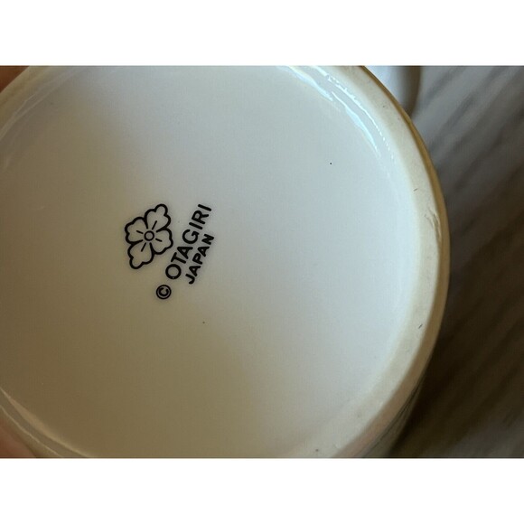 Vintage OTAGIRI Japan Cow with Calf in Pasture Coffee Mug Cup  8 oz. - Picture 9 of 9